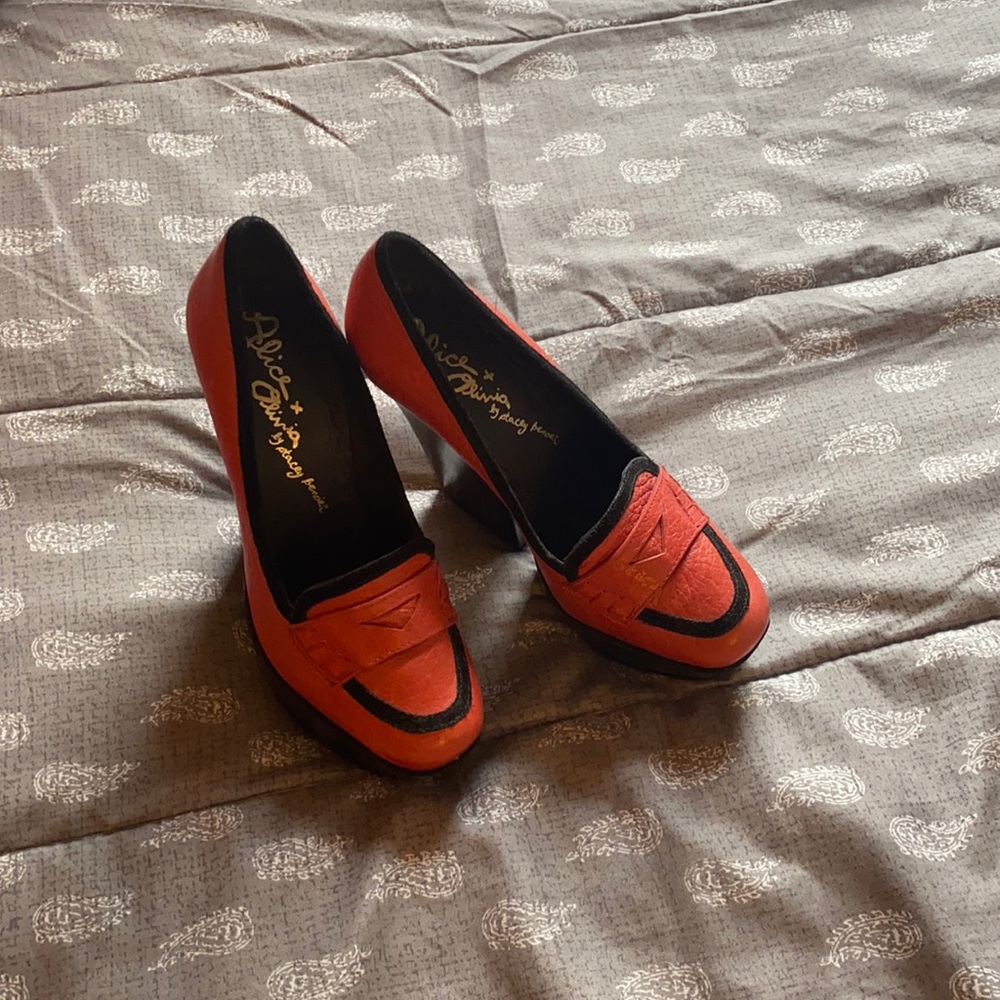 Beautiful red & black Platforms